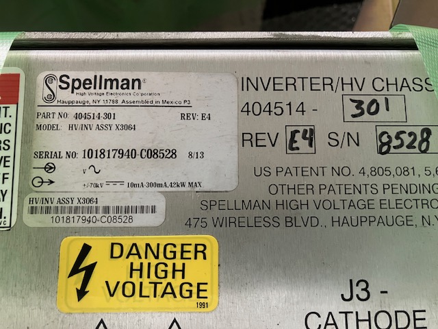 INVERTER/HV CHASSIS (USED) 404514-301 CANON / TOSHIBA Alexsion16